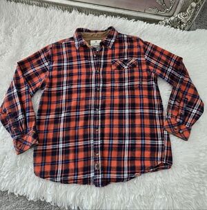 Legendary Whitetails Men's Buck Camp Flannel Shirt - Work Shirt Relaxed Fit With